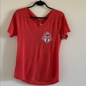Mitchell & Ness Toronto FC T-Shirt Red Small